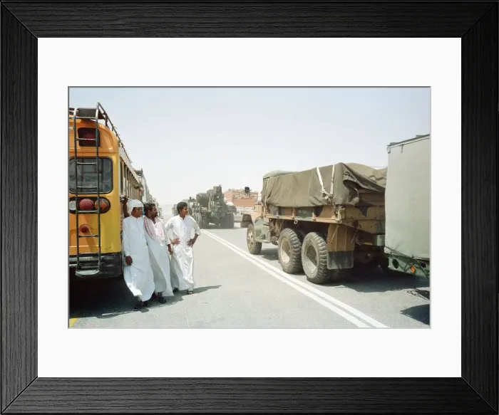 Framed Print : Operation Desert Shield, US Military forcesin the Middle East, August 1990 Framed Print : Operation Desert Shield, US Military forcesin the Middle East, August 1990