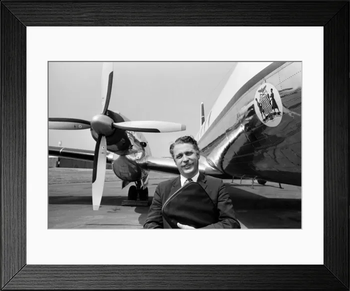 Framed Print : Production of the Hawker Siddeley 748 at Woodford Aerodrome, Greater Manchester