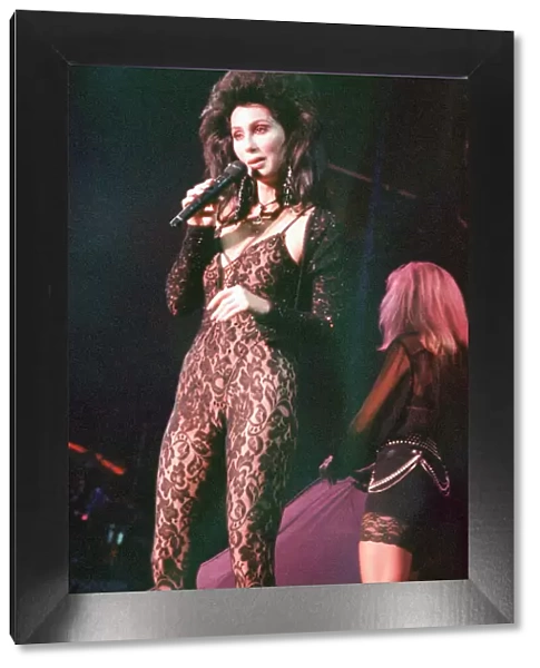 Cher, American singer, Heart of Stone Tour, concert at the NEC Arena, Birmingham
