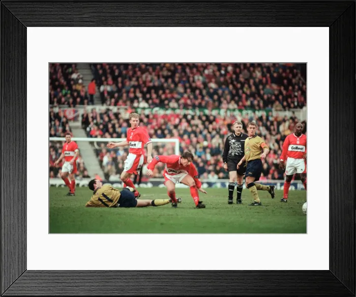 Framed Print : Middlesbrough against Sunderland at The Riverside Stadium, Middlesbrough Framed Print : Middlesbrough against Sunderland at The Riverside Stadium, Middlesbrough