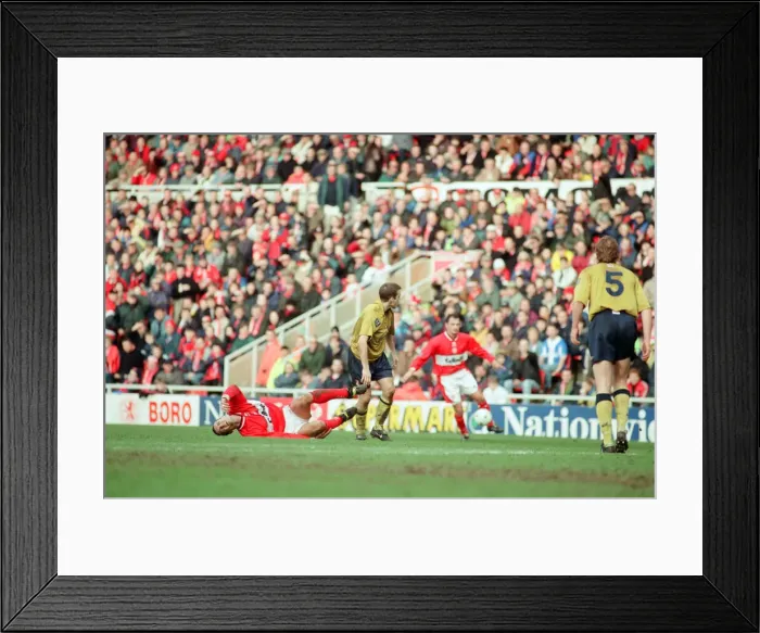 Framed Print : Middlesbrough against Sunderland at The Riverside Stadium, Middlesbrough Framed Print : Middlesbrough against Sunderland at The Riverside Stadium, Middlesbrough