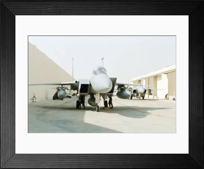 Framed Print : US Air Force F16 at Dhahran Air Base, Saudi Arabia, September 1990 Framed Print : US Air Force F16 at Dhahran Air Base, Saudi Arabia, September 1990