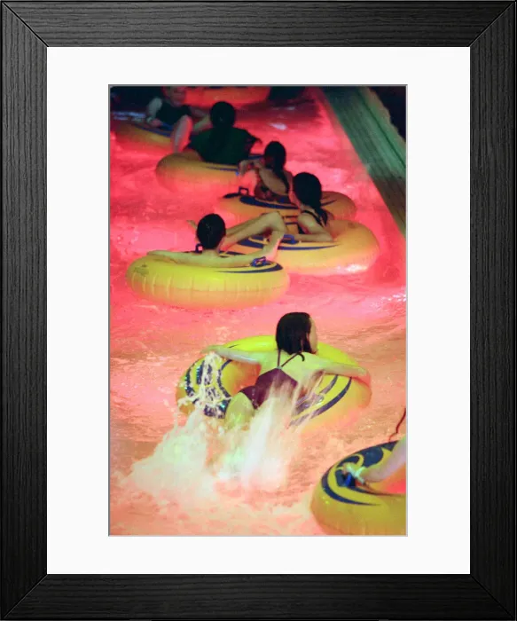 Framed Print : Wet N Wild indoor water park situated in North Shields, Tyne and Wear, England