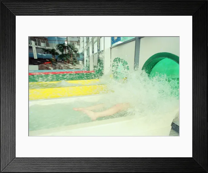 Framed Print : Opening of Wet N Wild indoor water park situated in North Shields, Tyne and Wear, England Framed Print : Opening of Wet N Wild indoor water park situated in North Shields, Tyne and Wear, England