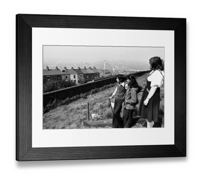 Framed Print : Scenes in Bradford, West Yorkshire. 4th June 1978
