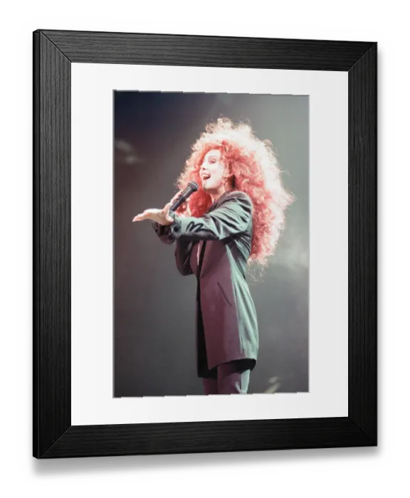 Framed Print : Cher, American singer, Love Hurts Tour, concert at NEC Arena, Birmingham Framed Print : Cher, American singer, Love Hurts Tour, concert at NEC Arena, Birmingham