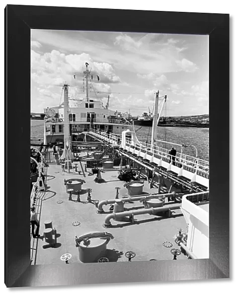 Scenes at Swansea Docks, Wales. 7th August 1967