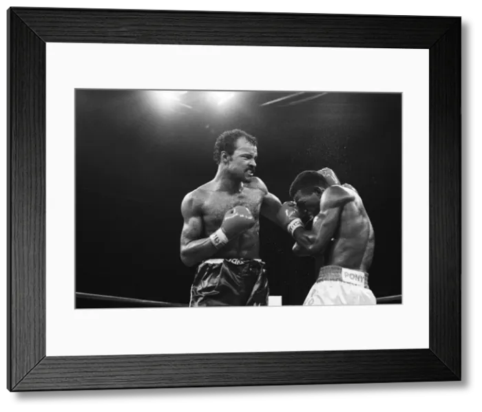 Framed Print : John Conteh vs Matthew Saad Muhammad I. For WBC light-heavyweight title, Steel Pier Framed Print : John Conteh vs Matthew Saad Muhammad I. For WBC light-heavyweight title, Steel Pier