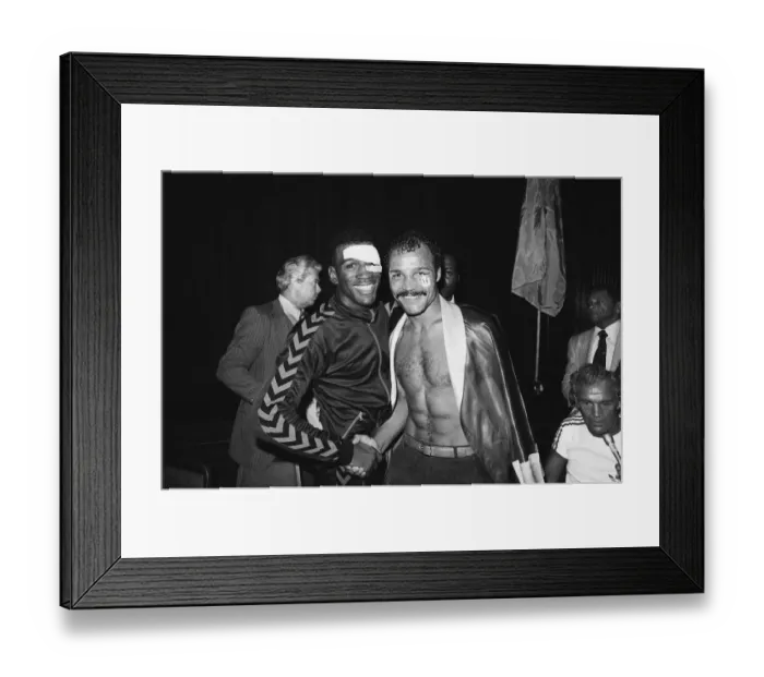 Framed Print : John Conteh vs Matthew Saad Muhammad I. For WBC light-heavyweight title, Steel Pier Framed Print : John Conteh vs Matthew Saad Muhammad I. For WBC light-heavyweight title, Steel Pier