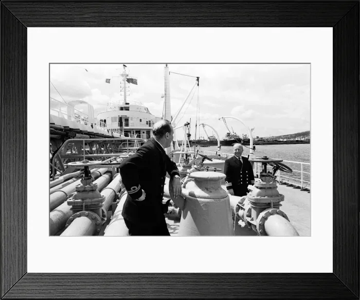 Framed Print : Scenes at Swansea Docks, Wales. 7th August 1967 Framed Print : Scenes at Swansea Docks, Wales. 7th August 1967