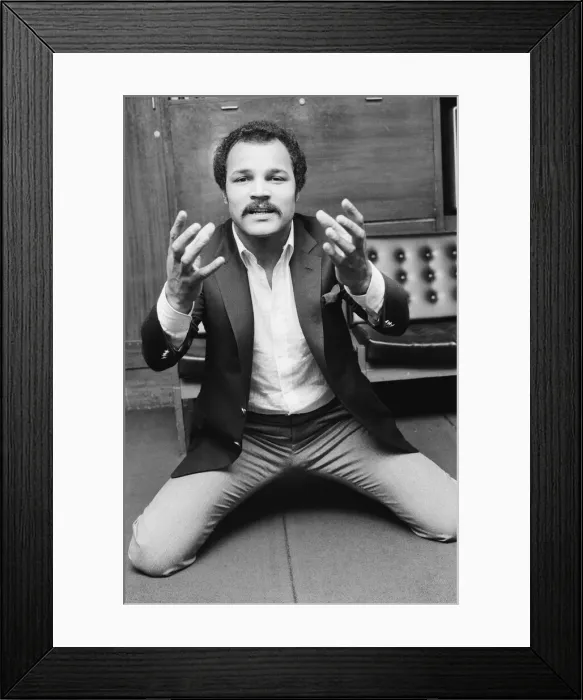 Framed Print : John Anthony Conteh, MBE (born 27 May 1951) is a British former professional boxer who