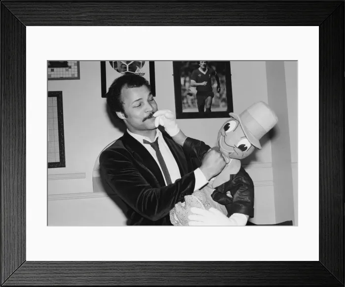 Framed Print : John Anthony Conteh, MBE (born 27 May 1951) is a British former professional boxer who Framed Print : John Anthony Conteh, MBE (born 27 May 1951) is a British former professional boxer who