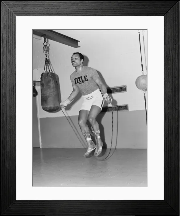 Framed Print : John Anthony Conteh, MBE (born 27 May 1951) is a British former professional boxer who Framed Print : John Anthony Conteh, MBE (born 27 May 1951) is a British former professional boxer who