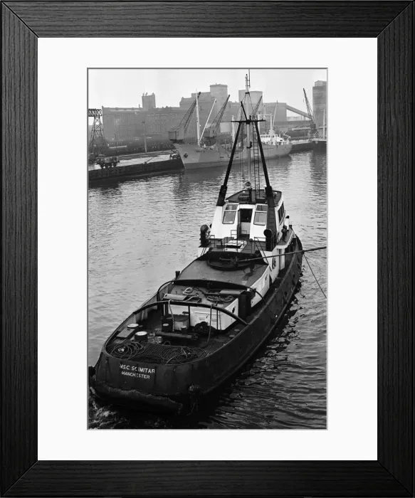 Framed Print : Scenes around Manchester Docks. 12th June 1967