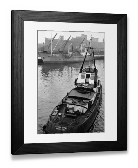 Framed Print : Scenes around Manchester Docks. 12th June 1967 Framed Print : Scenes around Manchester Docks. 12th June 1967