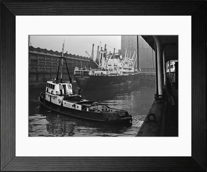 Framed Print : Scenes around Manchester Docks. 12th June 1967
