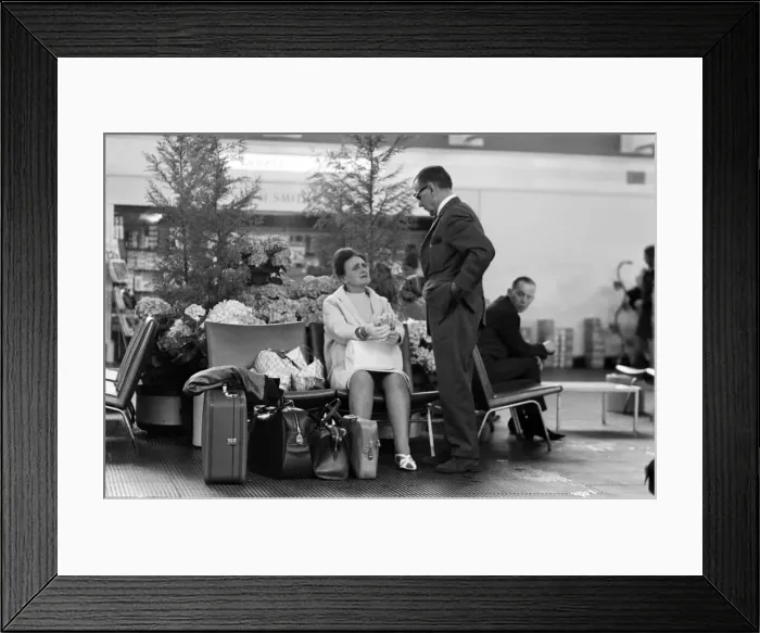 Framed Print : Scenes at Manchester Airport. 13th June 1967 Framed Print : Scenes at Manchester Airport. 13th June 1967