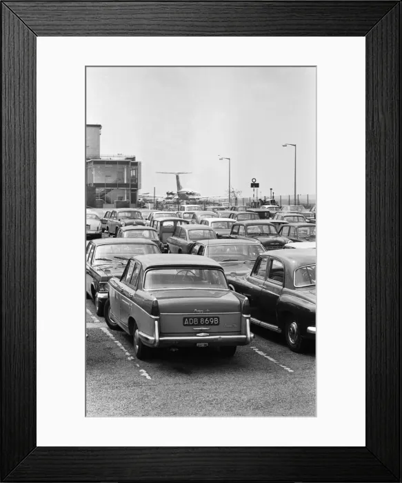 Framed Print : Scenes at Manchester Airport. 13th June 1967 Framed Print : Scenes at Manchester Airport. 13th June 1967