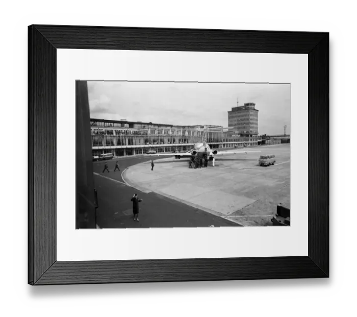 Framed Print : Scenes at Manchester Airport. 13th June 1967 Framed Print : Scenes at Manchester Airport. 13th June 1967