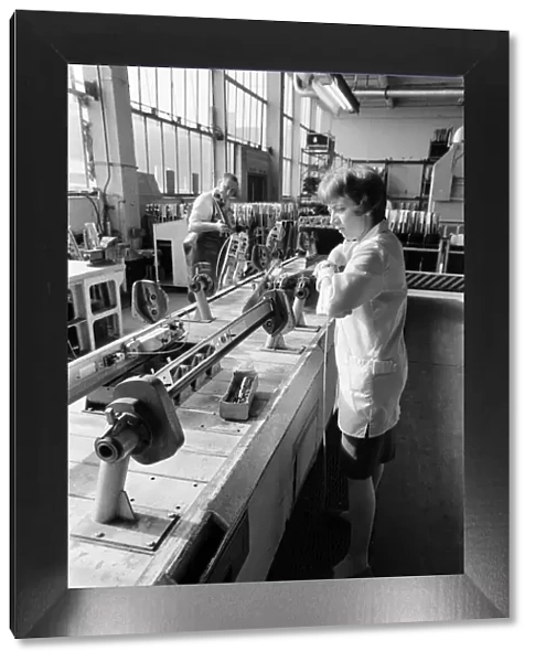 Employees at the BMC works at Longbridge, Birmingham, West Midlands. October 1967