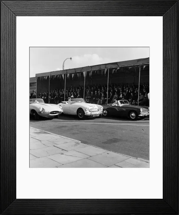 Framed Print : Press day at the BMC works at Longbridge, Birmingham, West Midlands. October 1967 Framed Print : Press day at the BMC works at Longbridge, Birmingham, West Midlands. October 1967