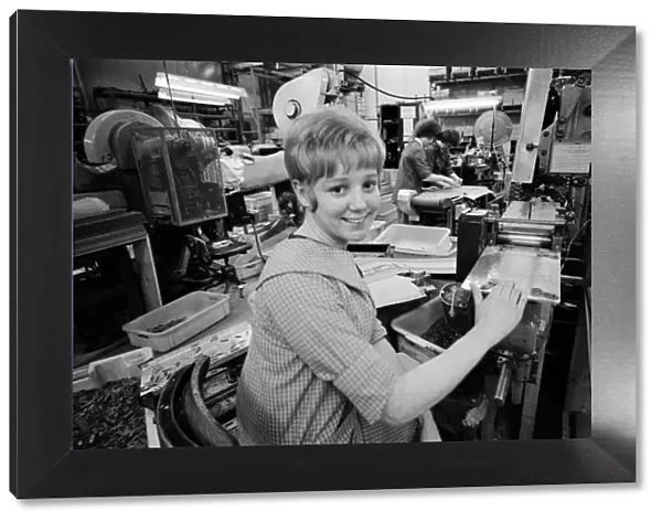 Pauline Hodgson who works at the Formica factory on the Coast Road, North Shields