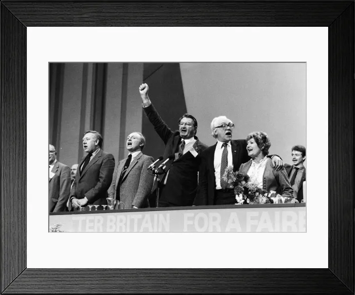 Framed Print : Red review at the last day of the Labour Party conference, Brighton Framed Print : Red review at the last day of the Labour Party conference, Brighton