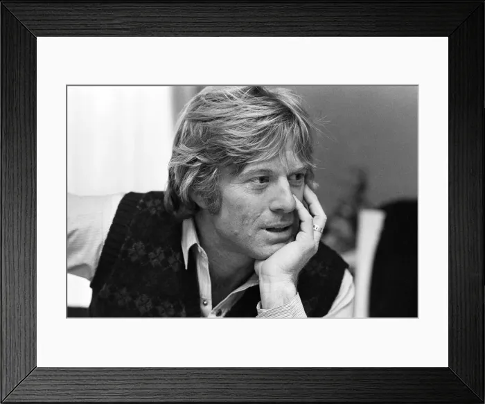 Framed Print : Actor Robert Redford pictured at his London hotel. He is promoting his latest film