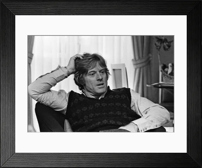 Framed Print : Actor Robert Redford pictured at his London hotel. He is promoting his latest film Framed Print : Actor Robert Redford pictured at his London hotel. He is promoting his latest film