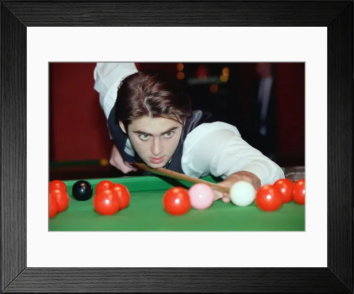 Framed Print : Snooker player Ronnie O Sullivan, pictured the day before his 16th birthday