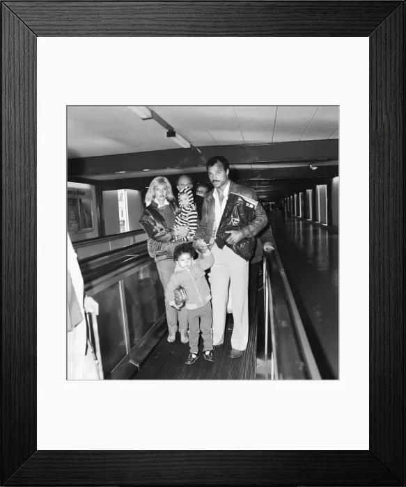 Framed Print : John Anthony Conteh, MBE (born 27 May 1951) is a British former professional boxer who