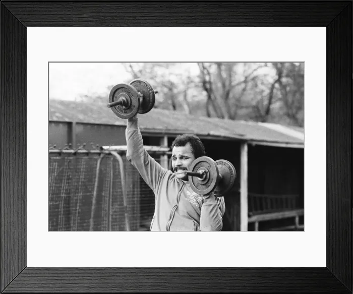 Framed Print : John Anthony Conteh, MBE (born 27 May 1951) is a British former professional boxer who Framed Print : John Anthony Conteh, MBE (born 27 May 1951) is a British former professional boxer who