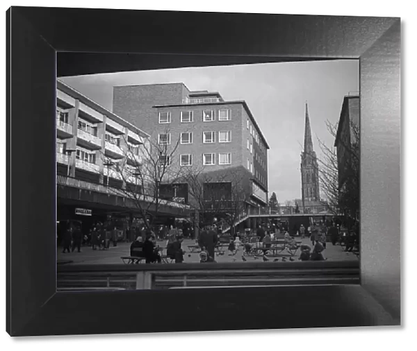 Upper Precinct Coventry City Centre circa 1960