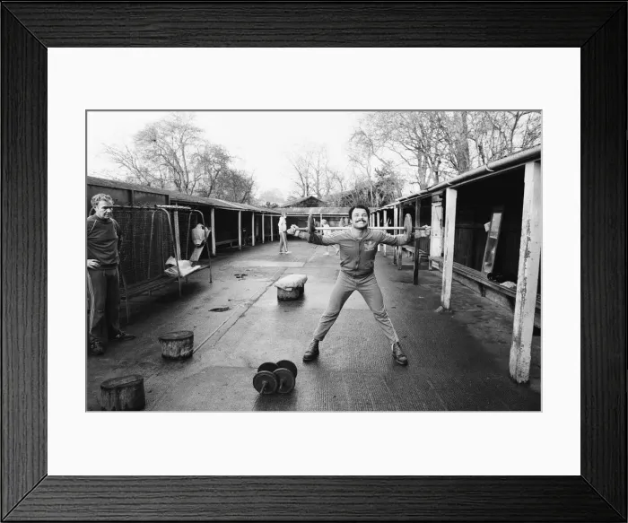 Framed Print : John Anthony Conteh, MBE (born 27 May 1951) is a British former professional boxer who