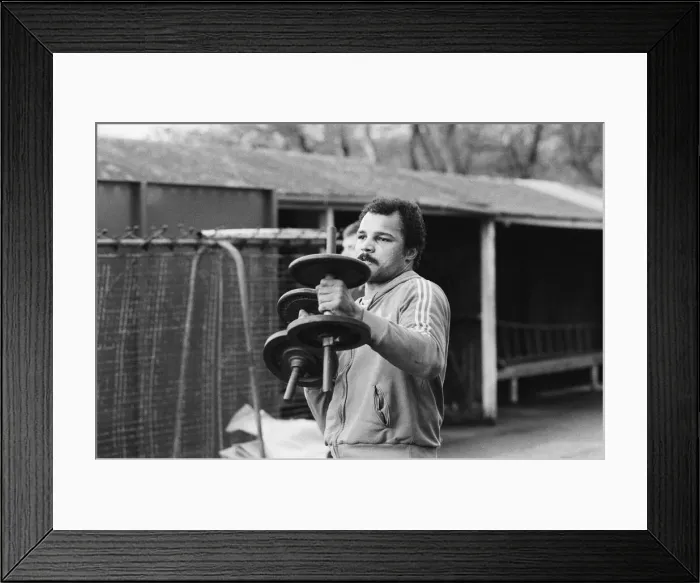 Framed Print : John Anthony Conteh, MBE (born 27 May 1951) is a British former professional boxer who Framed Print : John Anthony Conteh, MBE (born 27 May 1951) is a British former professional boxer who