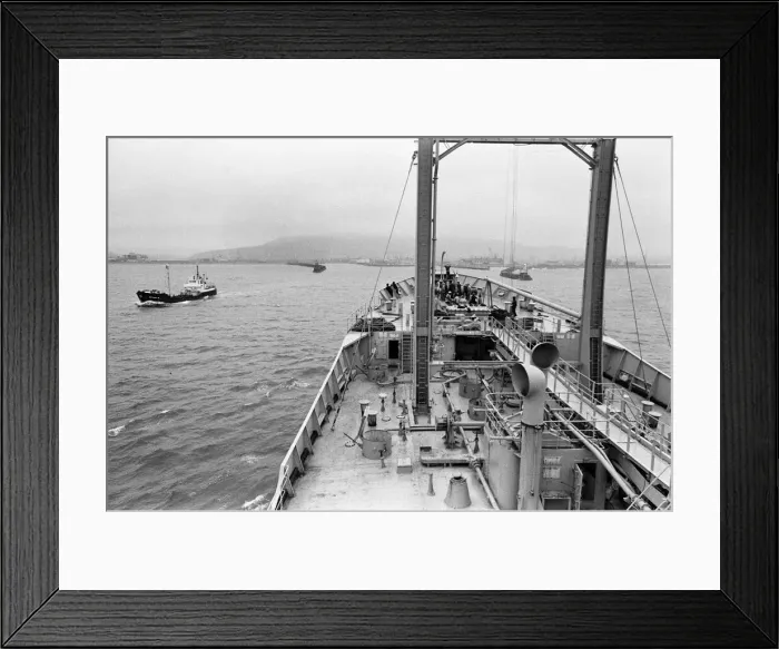 Framed Print : Swansea Docks, Wales. BP Tanker Fulmar enters the docks. 28th July 1967 Framed Print : Swansea Docks, Wales. BP Tanker Fulmar enters the docks. 28th July 1967