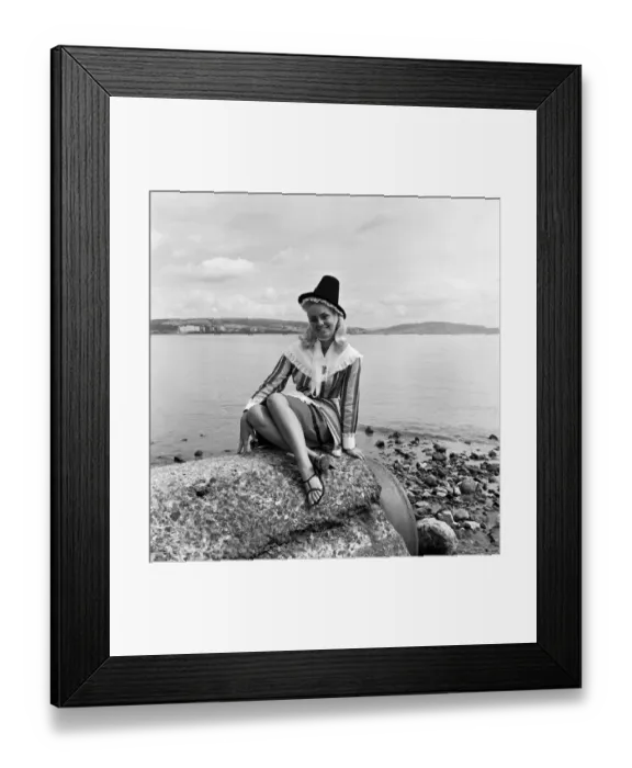 Framed Print : Miss Swansea 1966 Judy Radford, aged 19, in traditional Welsh costume. 31st July 1967 Framed Print : Miss Swansea 1966 Judy Radford, aged 19, in traditional Welsh costume. 31st July 1967