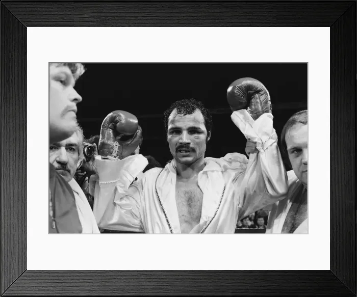 Framed Print : John Conteh vs Mate Parlov. WBC light-heavyweight title bout at Red Star Stadium Framed Print : John Conteh vs Mate Parlov. WBC light-heavyweight title bout at Red Star Stadium