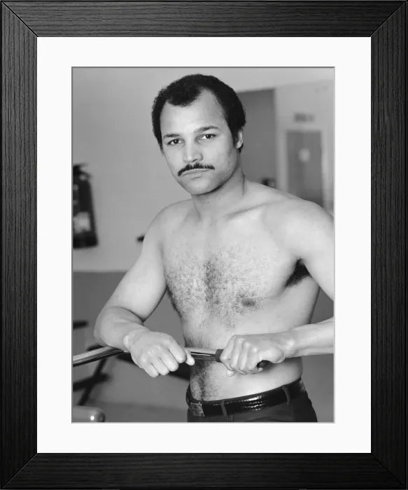 Framed Print : John Anthony Conteh, MBE (born 27 May 1951) is a British former professional boxer who Framed Print : John Anthony Conteh, MBE (born 27 May 1951) is a British former professional boxer who