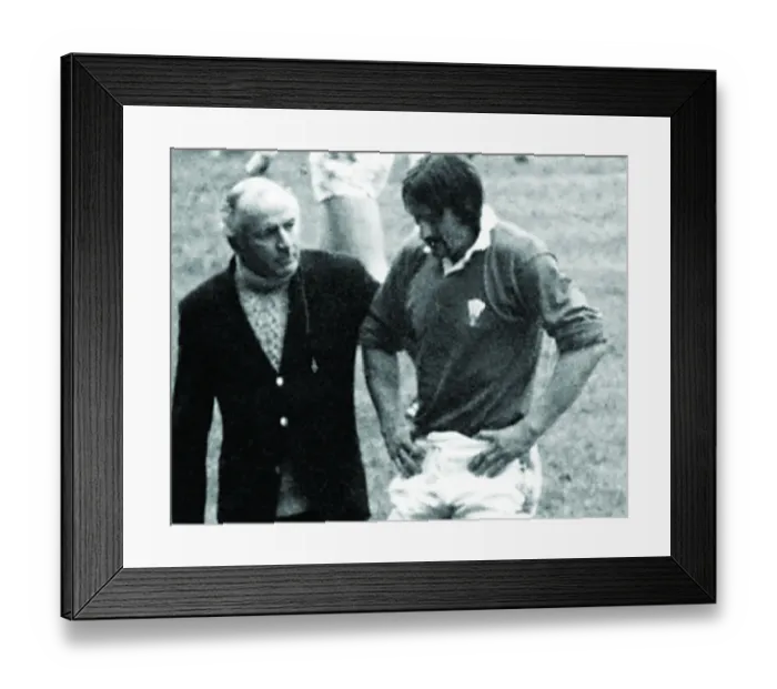  : Sport - Rugby - England v Wales - 1980 - Paul Ringer is escorted from the field following