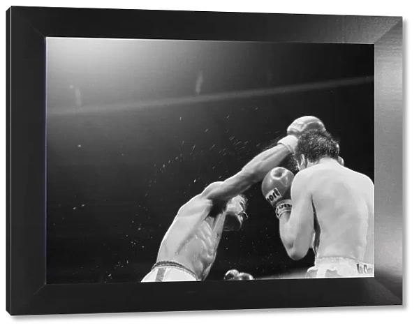 John Conteh vs Mate Parlov. WBC light-heavyweight title bout at Red Star Stadium