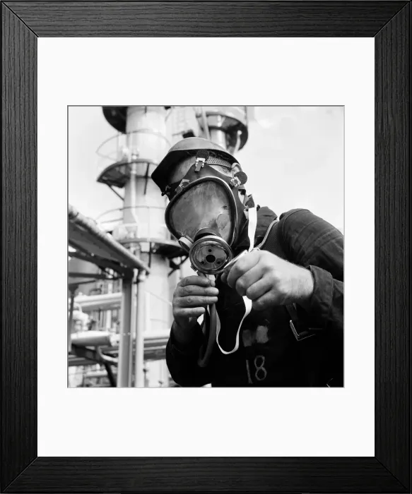 Framed Print : Llandarcy oil refinery. 8th August 1967 Framed Print : Llandarcy oil refinery. 8th August 1967