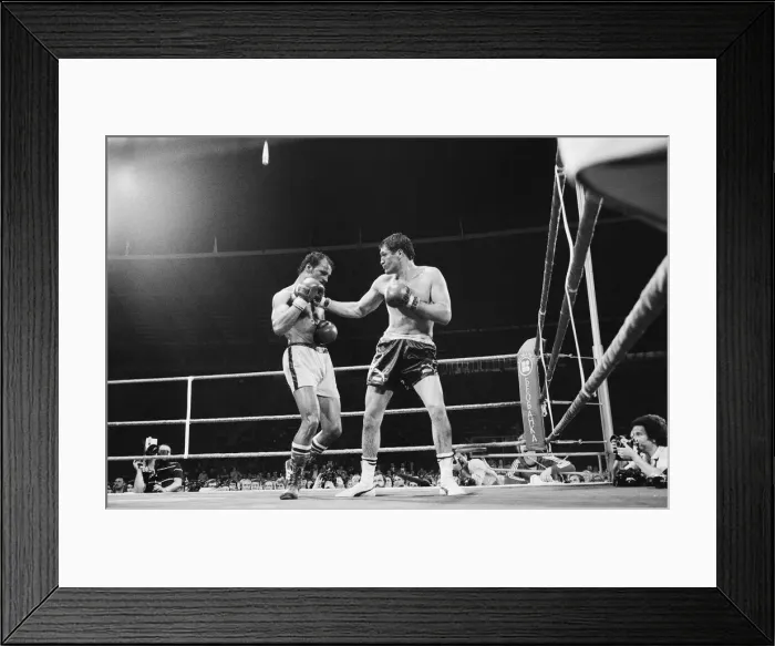 Framed Print : John Conteh vs Mate Parlov. WBC light-heavyweight title bout at Red Star Stadium Framed Print : John Conteh vs Mate Parlov. WBC light-heavyweight title bout at Red Star Stadium