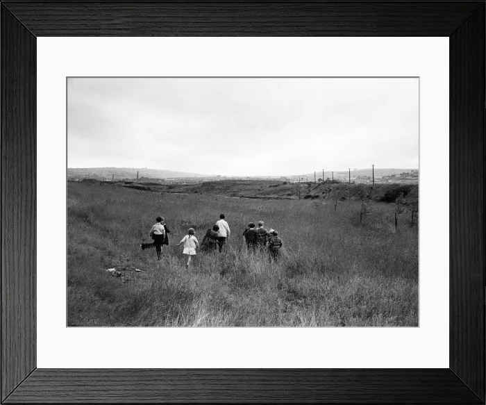 Framed Print : Children playing in the Lower Swansea Valley Project, Wales Framed Print : Children playing in the Lower Swansea Valley Project, Wales