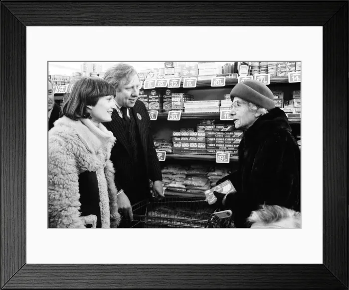Framed Print : Secretary of State for Prices and Consumer Protection Roy Hattersley was a happy man Framed Print : Secretary of State for Prices and Consumer Protection Roy Hattersley was a happy man
