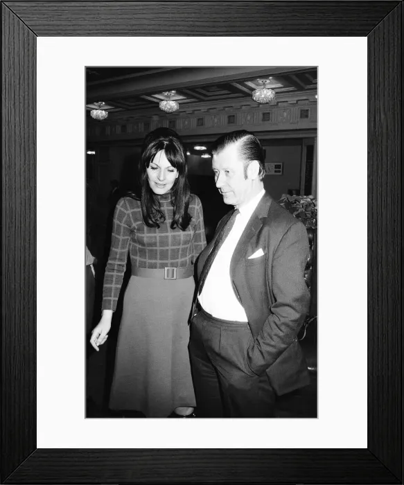 Framed Print : Julia and Eric Morley, British TV host and the founder of the Miss World pageant Framed Print : Julia and Eric Morley, British TV host and the founder of the Miss World pageant