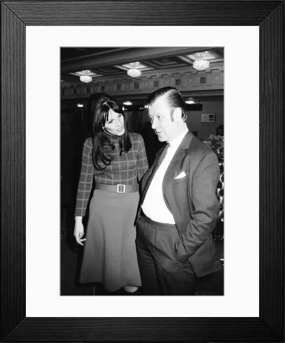 Framed Print : Julia and Eric Morley, British TV host and the founder of the Miss World pageant Framed Print : Julia and Eric Morley, British TV host and the founder of the Miss World pageant