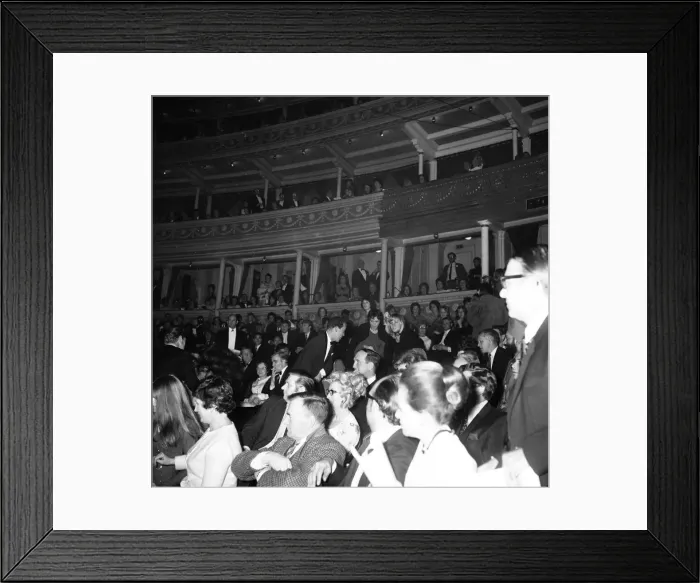 Framed Print : Miss World Beauty Competition at the Royal Albert Hall, London is disrupted by members of Framed Print : Miss World Beauty Competition at the Royal Albert Hall, London is disrupted by members of