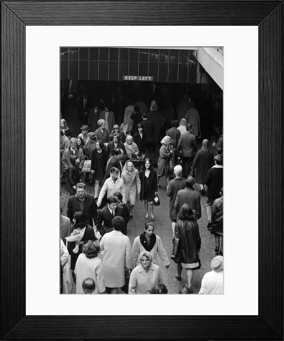 Framed Print : General scenes around the Bull Ring centre in Birmingham, West Midlands. 4th October 1967 Framed Print : General scenes around the Bull Ring centre in Birmingham, West Midlands. 4th October 1967