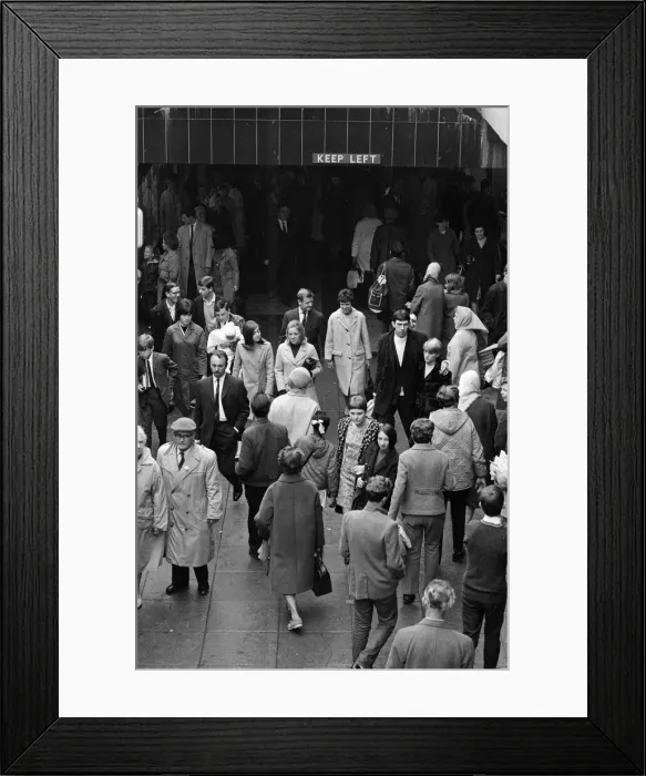 Framed Print : General scenes around the Bull Ring centre in Birmingham, West Midlands. 4th October 1967 Framed Print : General scenes around the Bull Ring centre in Birmingham, West Midlands. 4th October 1967